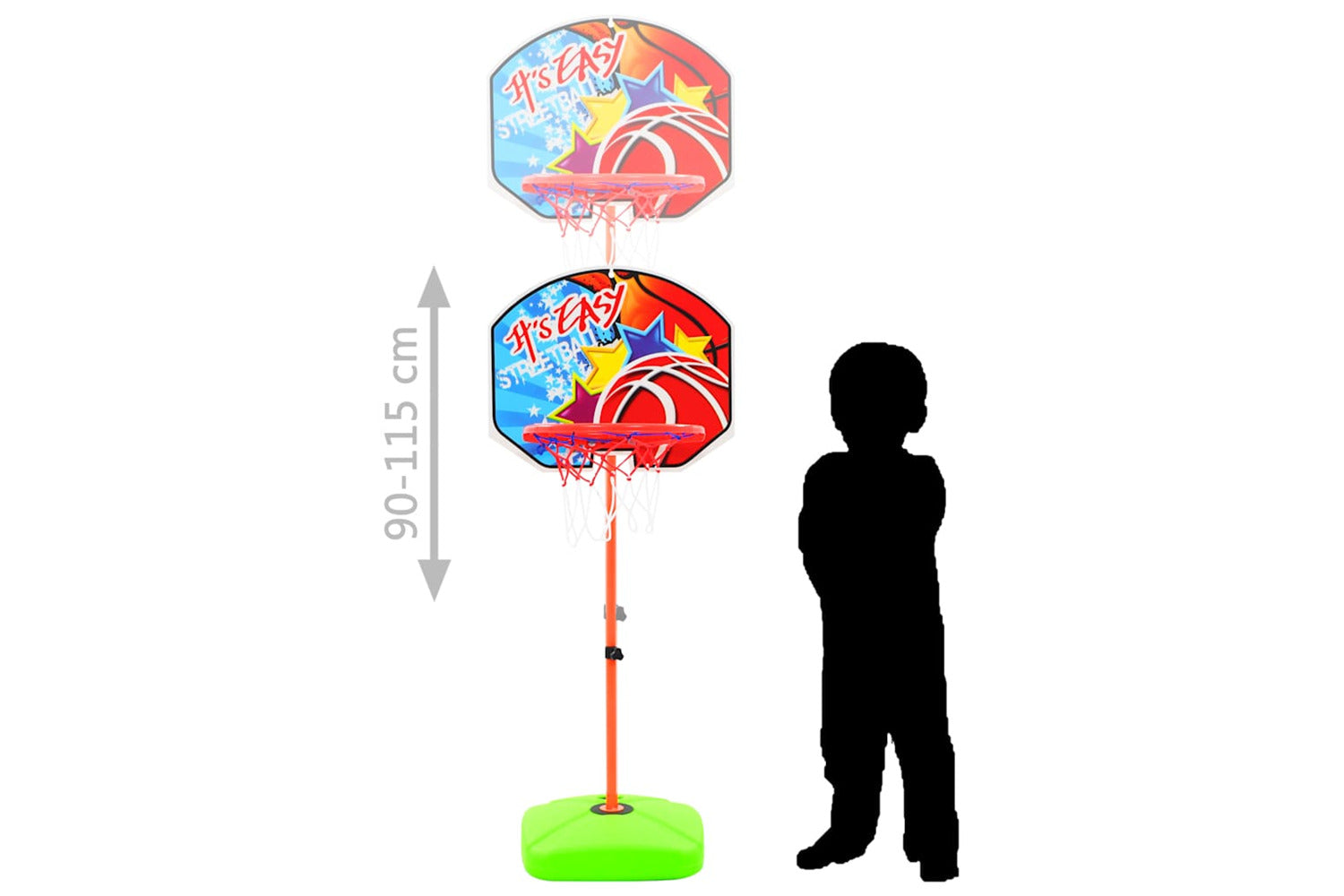 Vidaxl Kids' Basketball Hoop And Ball Set-9