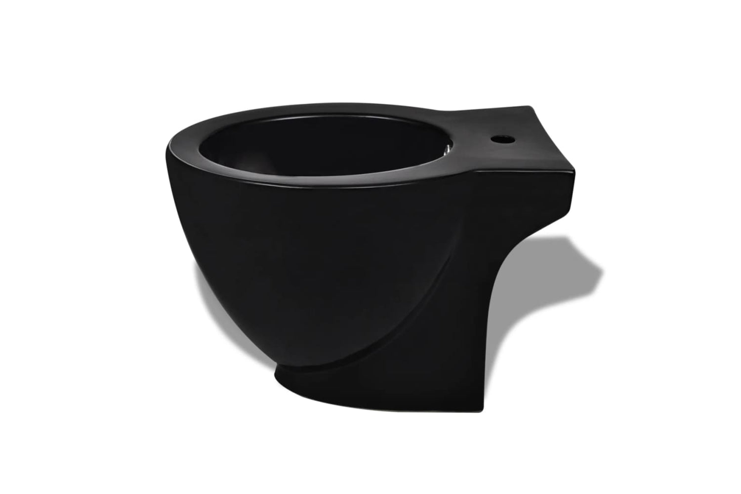 Vidaxl 270567 Black Ceramic Toilet & Bidet Set-4