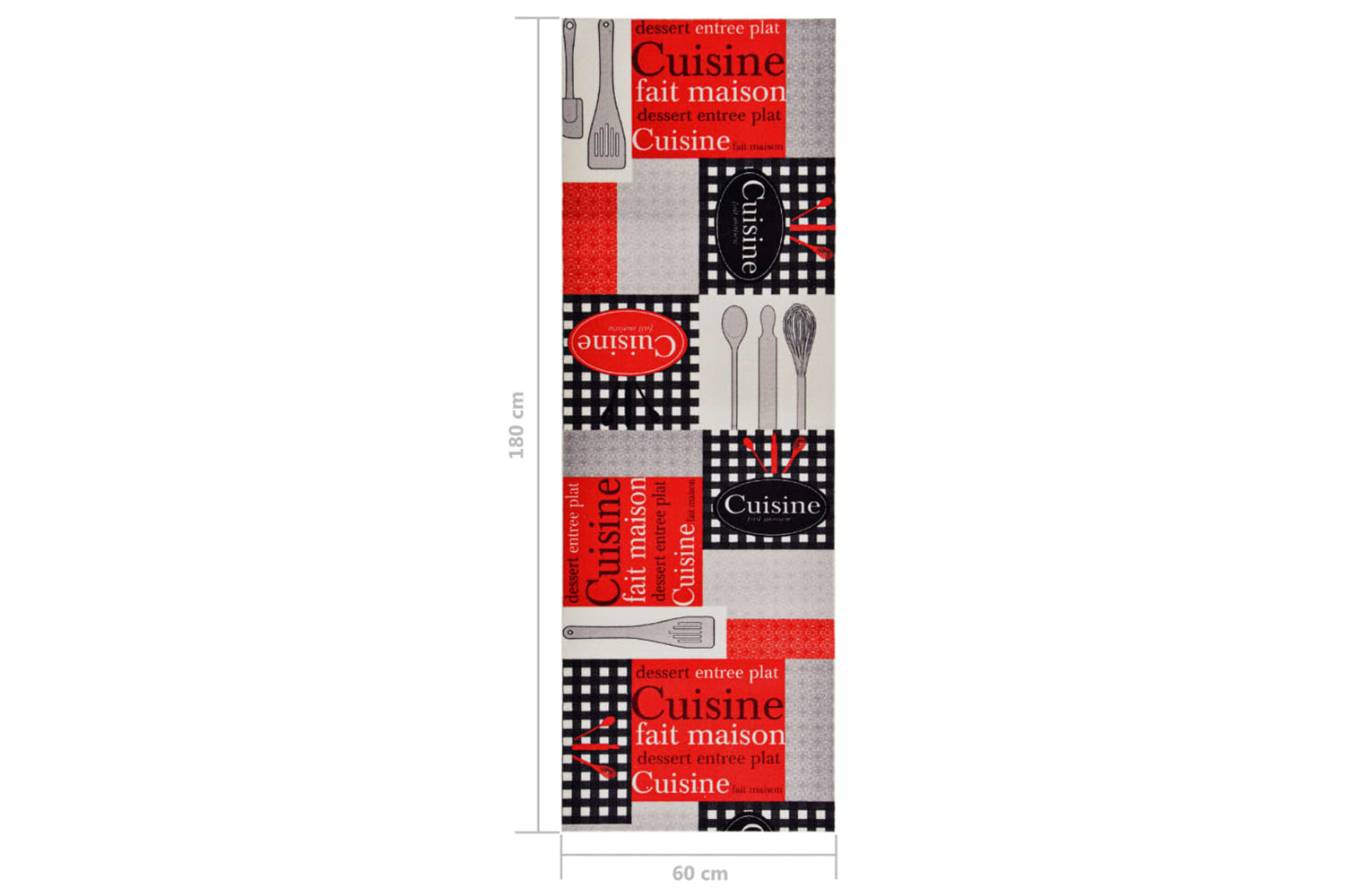 vidaXL 323474 Kitchen Floor Mat Washable Cuisine 60x180cm-6