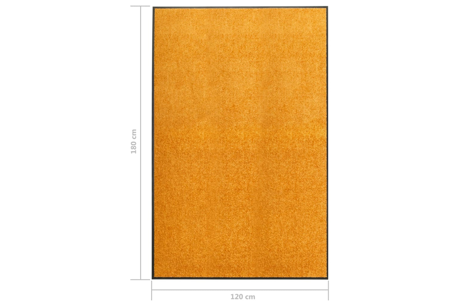 vidaXL 323456 Doormat Washable Orange 120x180cm-6