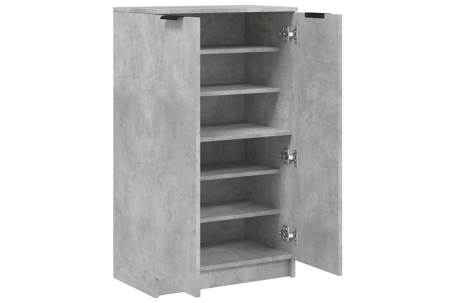 Vidaxl 811443 Shoe Cabinet Concrete Grey 59x35x100 Cm Engineered Wood-6