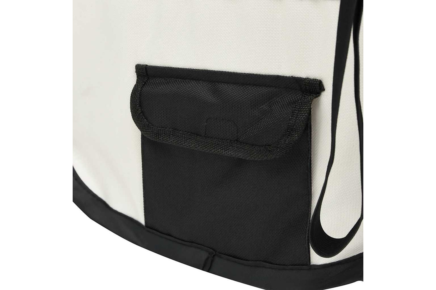 Vidaxl Foldable Dog Playpen With Carrying Bag Black 125x125x61 Cm-5