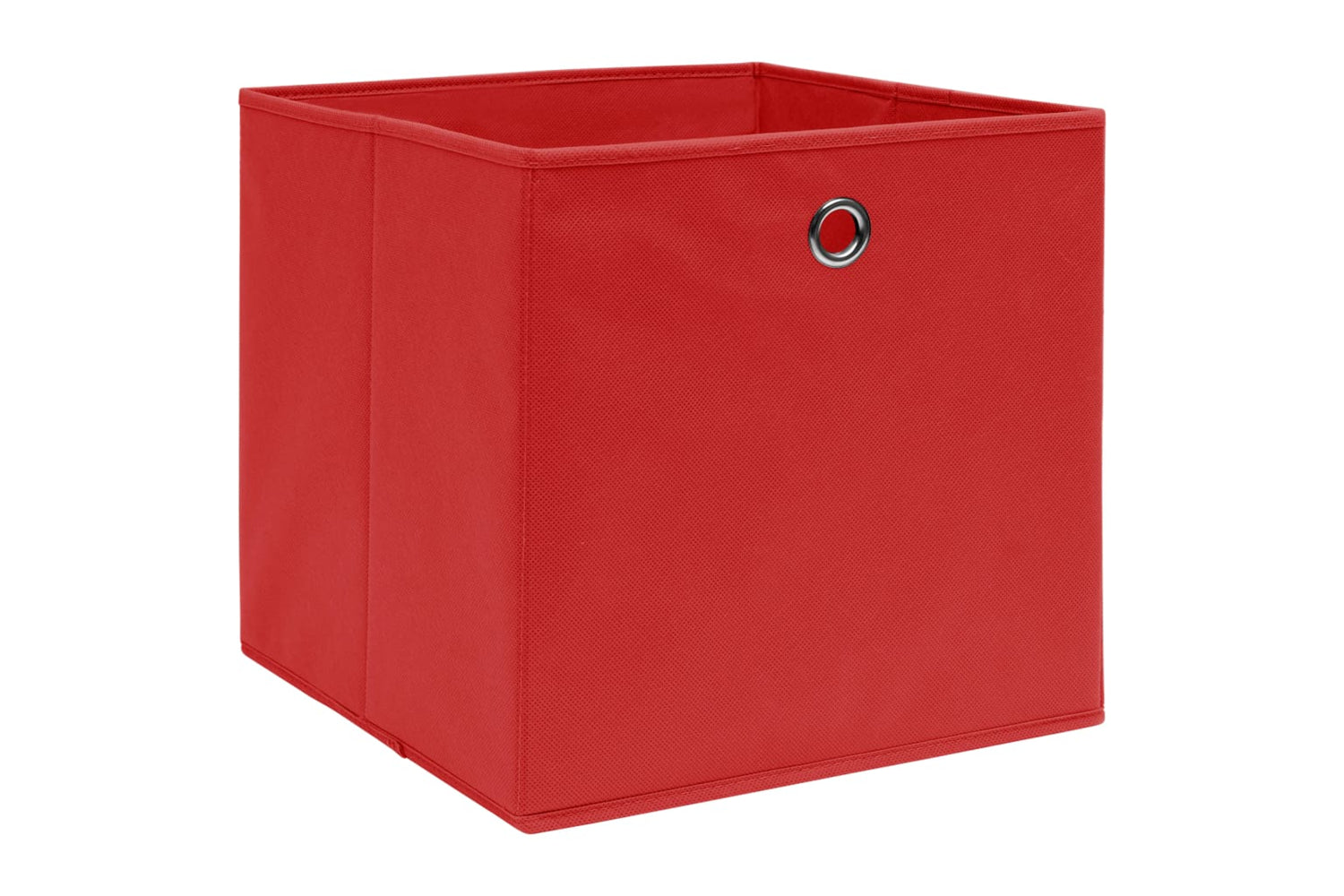 vidaXL 325219 Storage Boxes 4 Pcs Non-woven Fabric 28x28x28cm Red-3