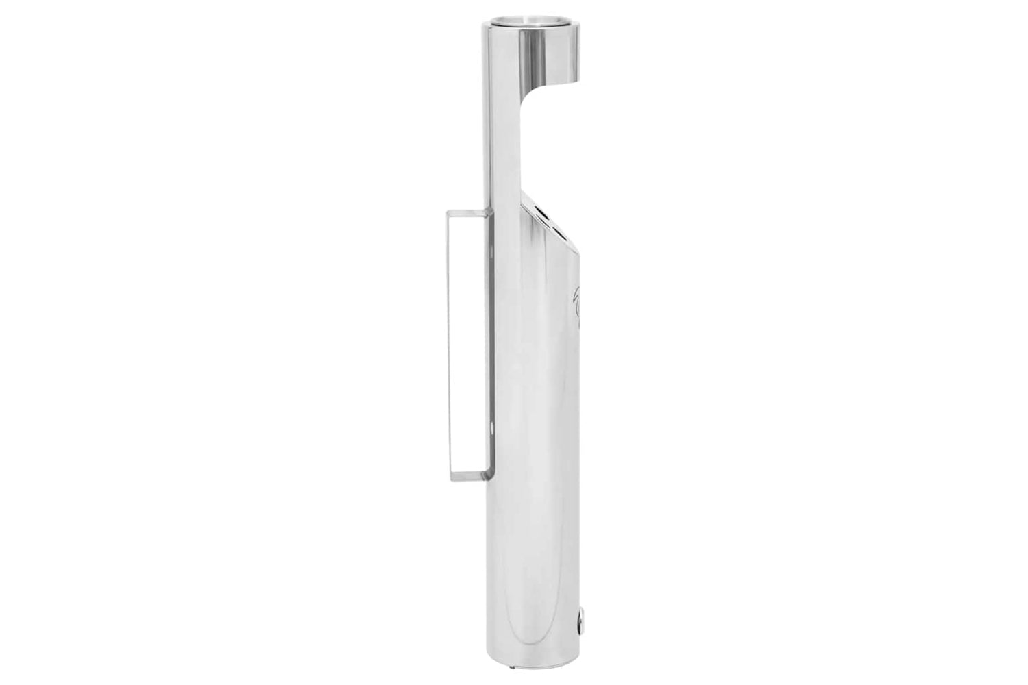 Vidaxl 149570 Wall Mounted Ashtray Stainless Steel-3