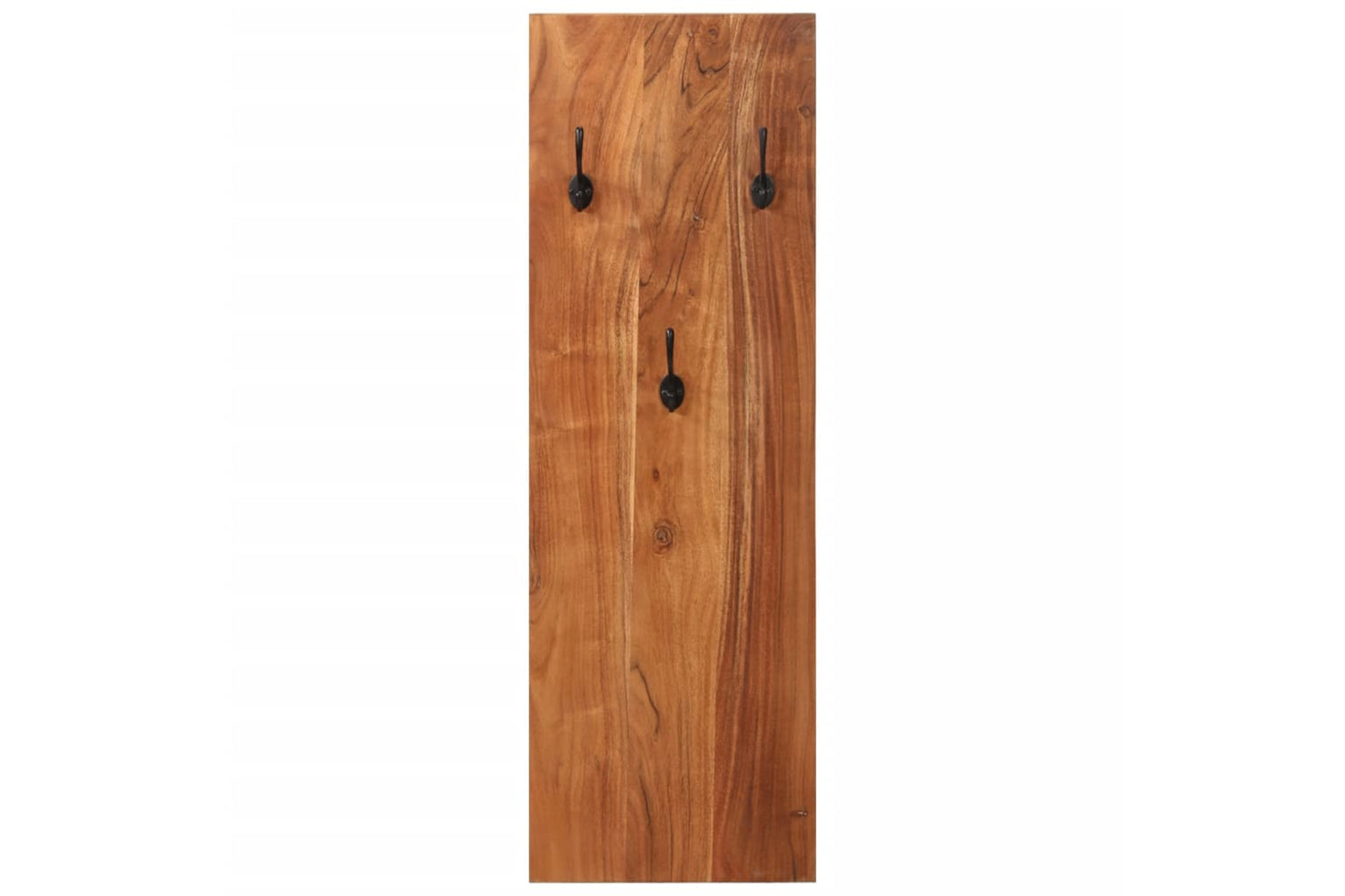 vidaXL 337068 Wall-mounted Coat Racks 2 Pcs 36x3x110cm Solid Acacia Wood-3