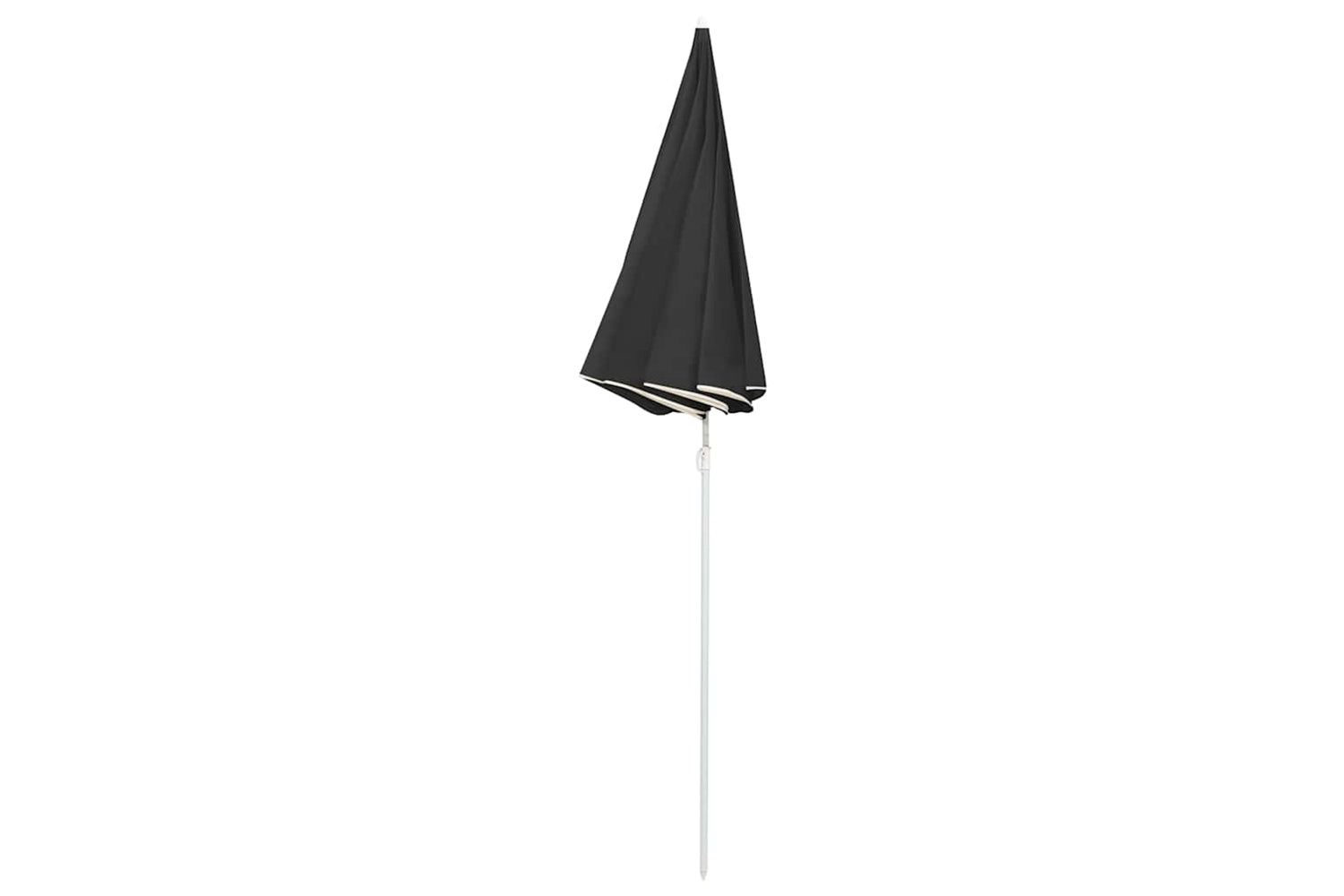 vidaXL 315539 Outdoor Parasol With Steel Pole Anthracite 180cm-3