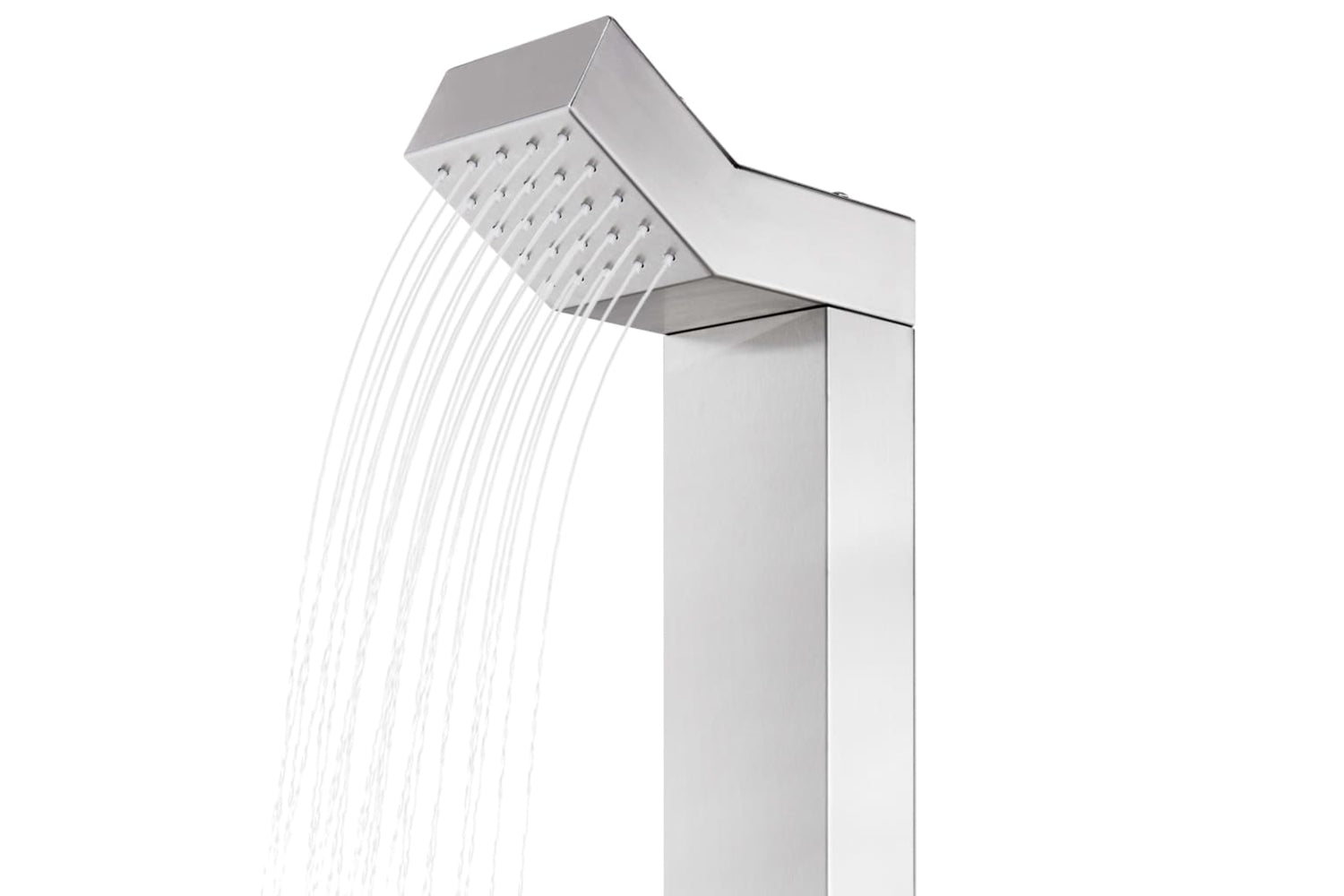 vidaXL 3070787 Garden Shower With Brown Base 225cm Stainless Steel-7