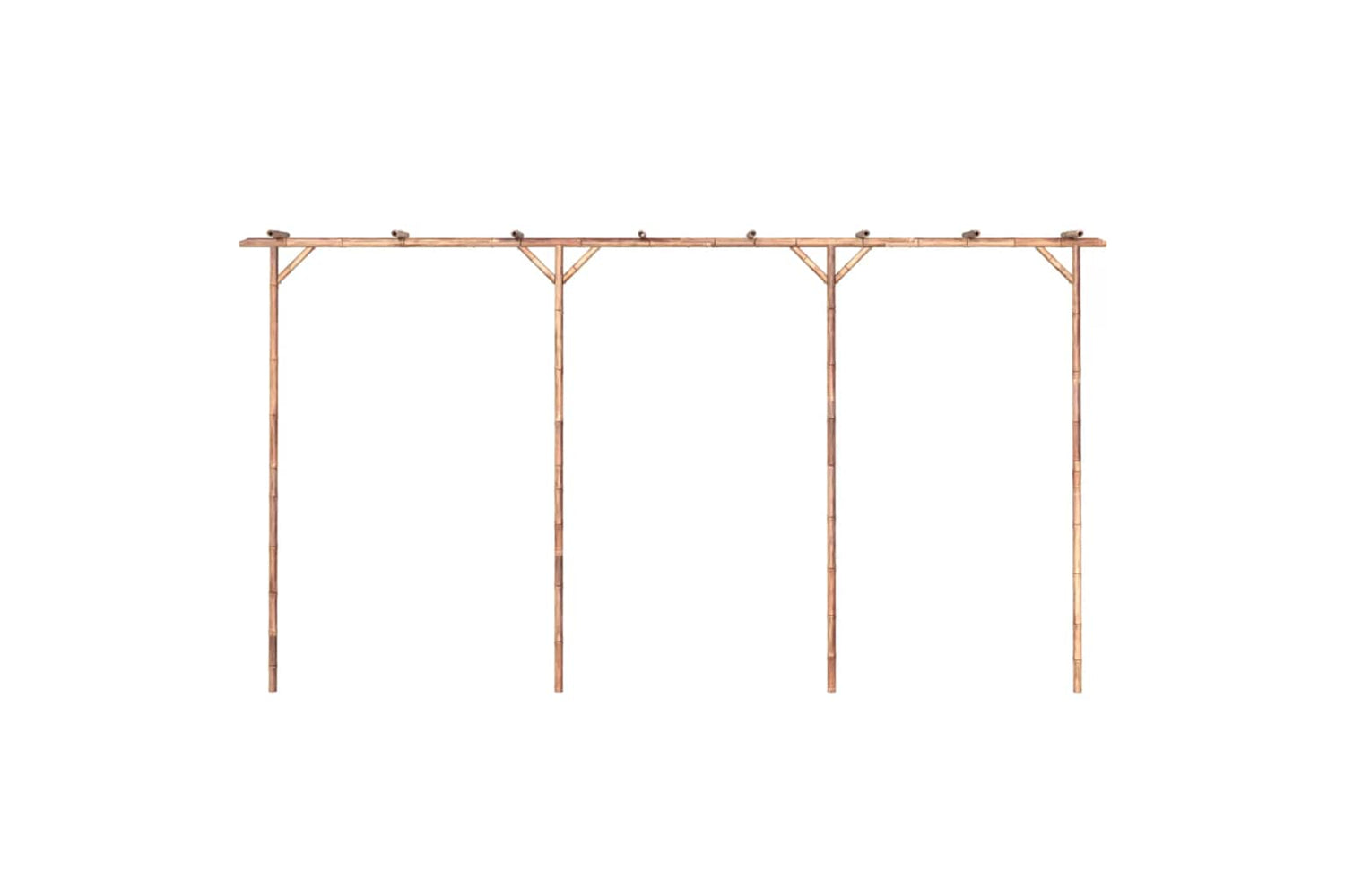 vidaXL 341747 Pergola Bamboo 385x40x205cm-3