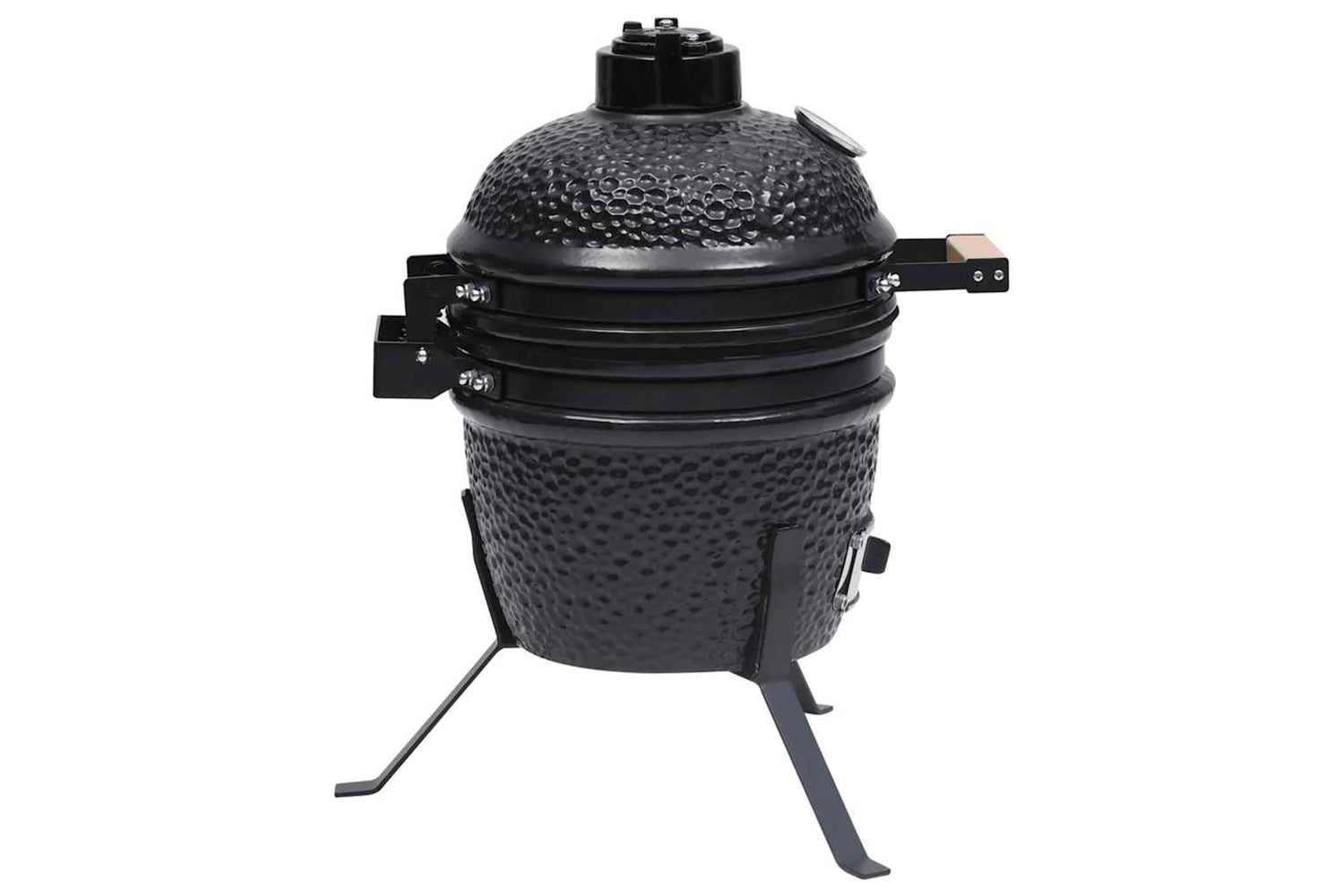 Vidaxl 2-in-1 Kamado Barbecue Grill Smoker Ceramic 56 Cm Black-5
