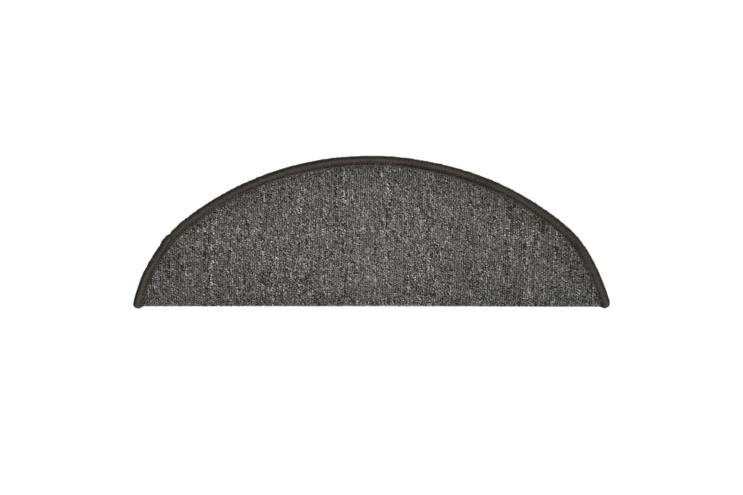 vidaXL 322368 Carpet Stair Treads 15 Pcs Dark Grey 56x17x3cm-5