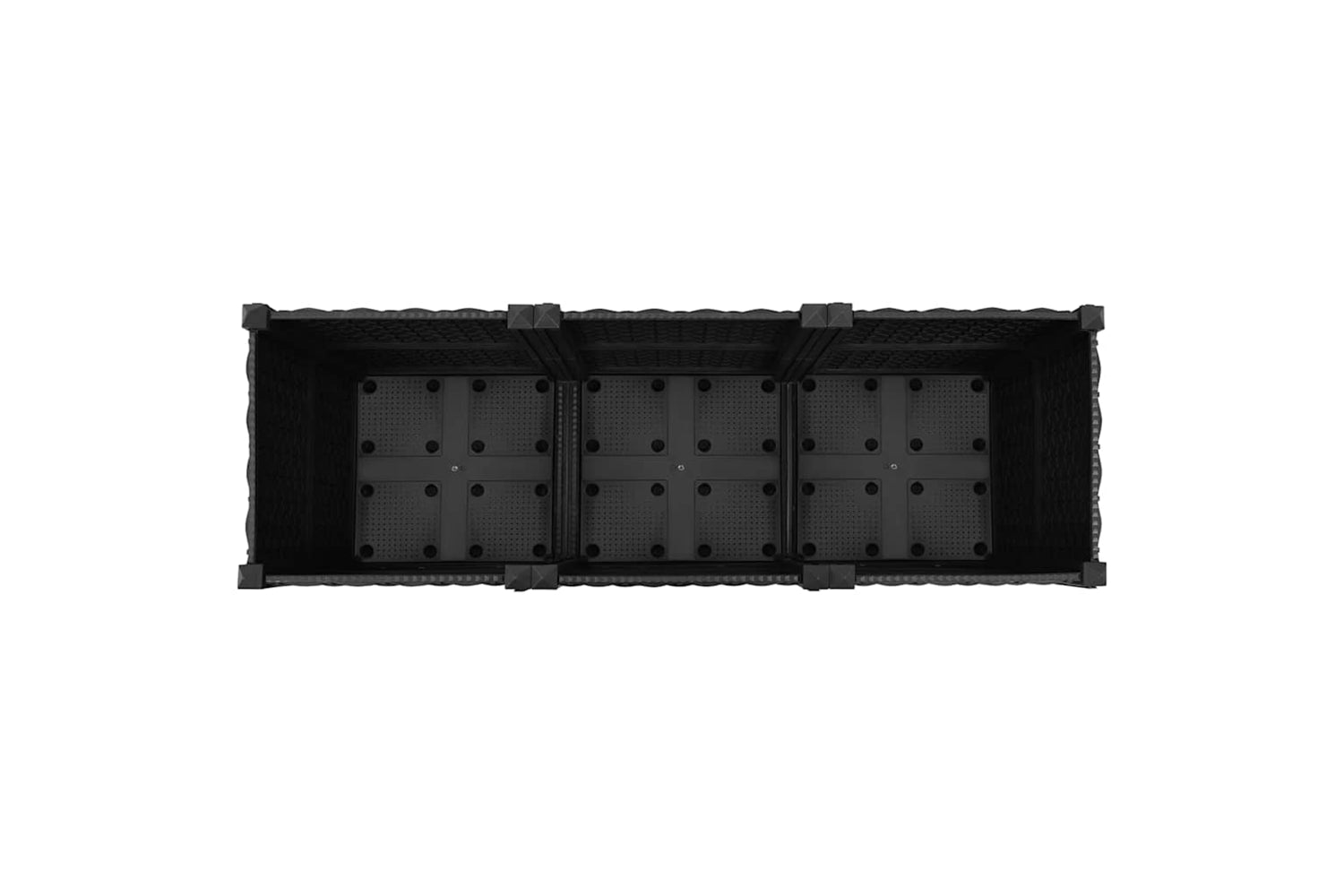 vidaXL Raised Bed 120x40x38cm Polypropylene-5