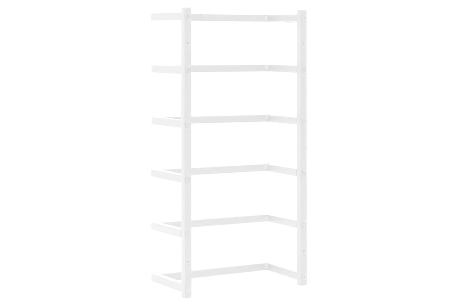 vidaXL 336124 Towel Rack White 24x12x48cm Steel-5