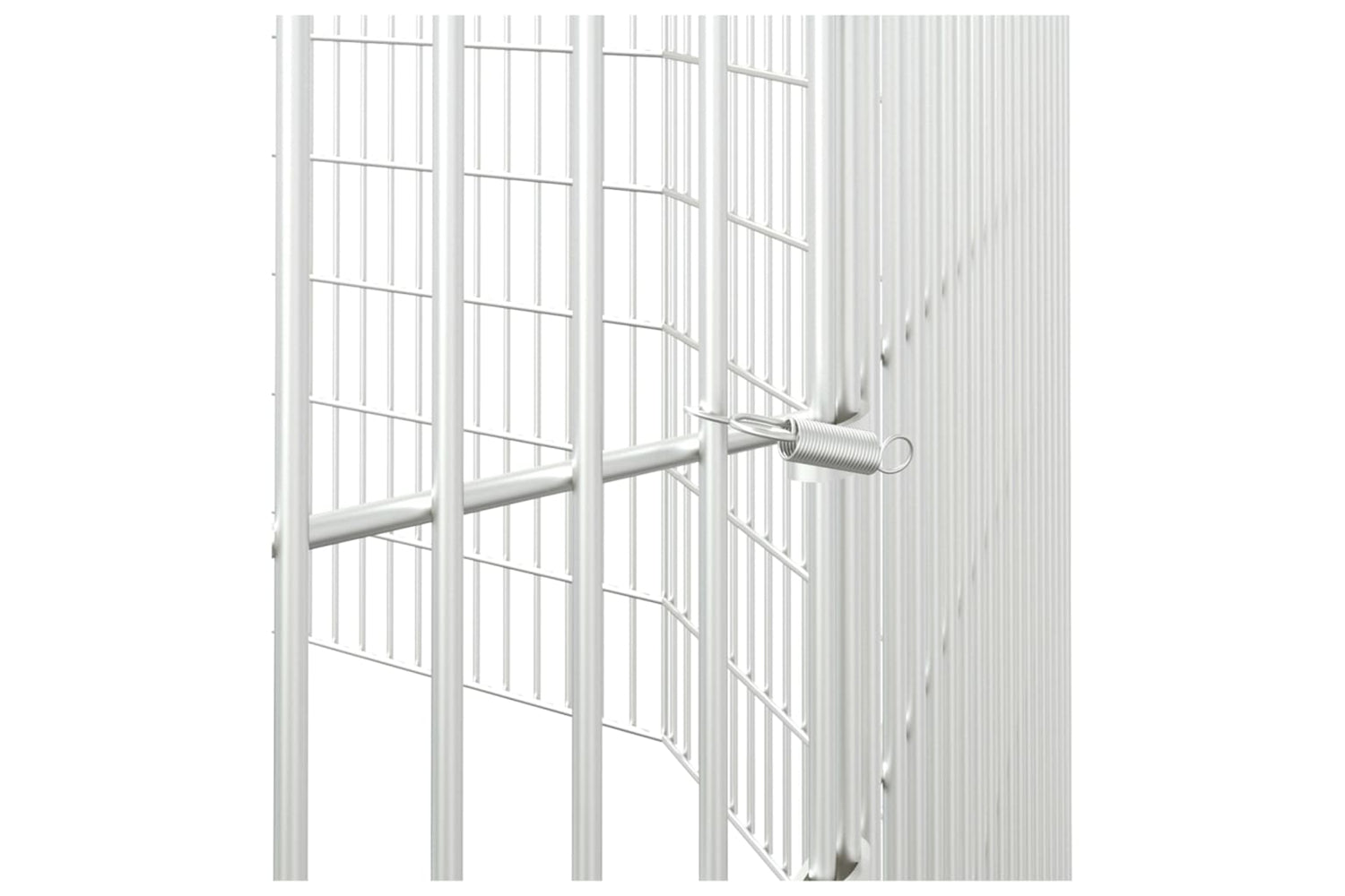 Vidaxl Free Range Animal Enclosure 10-panel 54x80 Cm Galvanised Iron-5