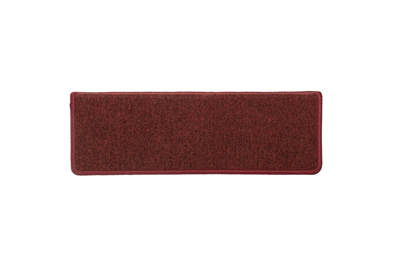 vidaXL 326199 Carpet Stair Treads 15 Pcs 65x21x4cm Matte Red-5