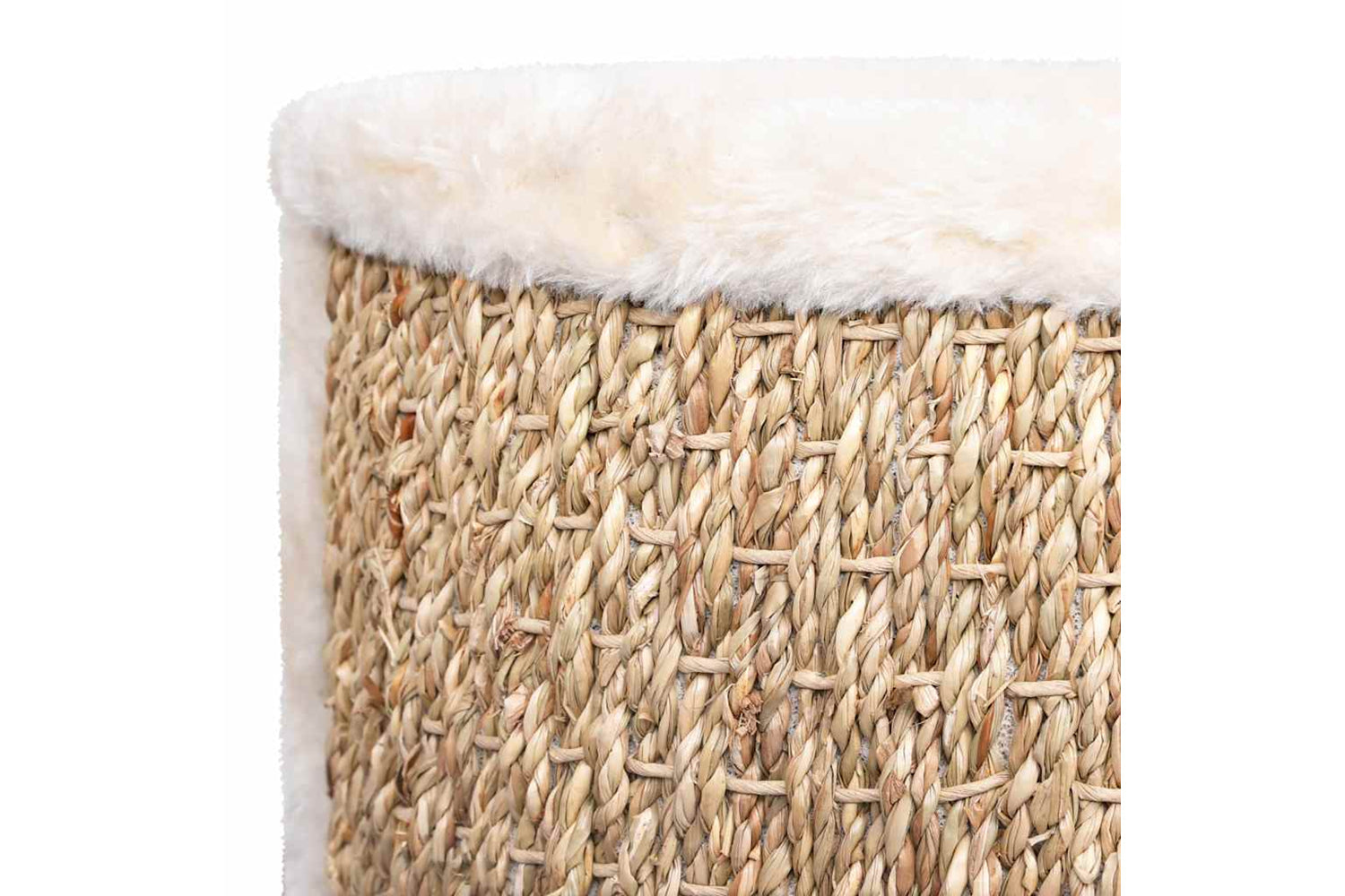 Vidaxl Round Cat Basket 36 Cm Seagrass-5
