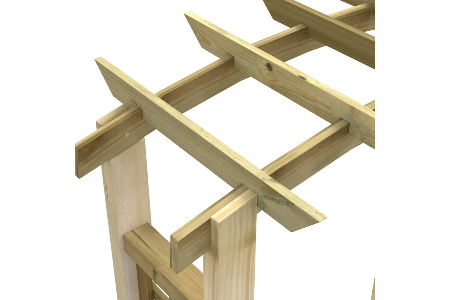 vidaXL 318560 Trellis Arch 110x60x210cm Impregnated Solid Wood Pine-4