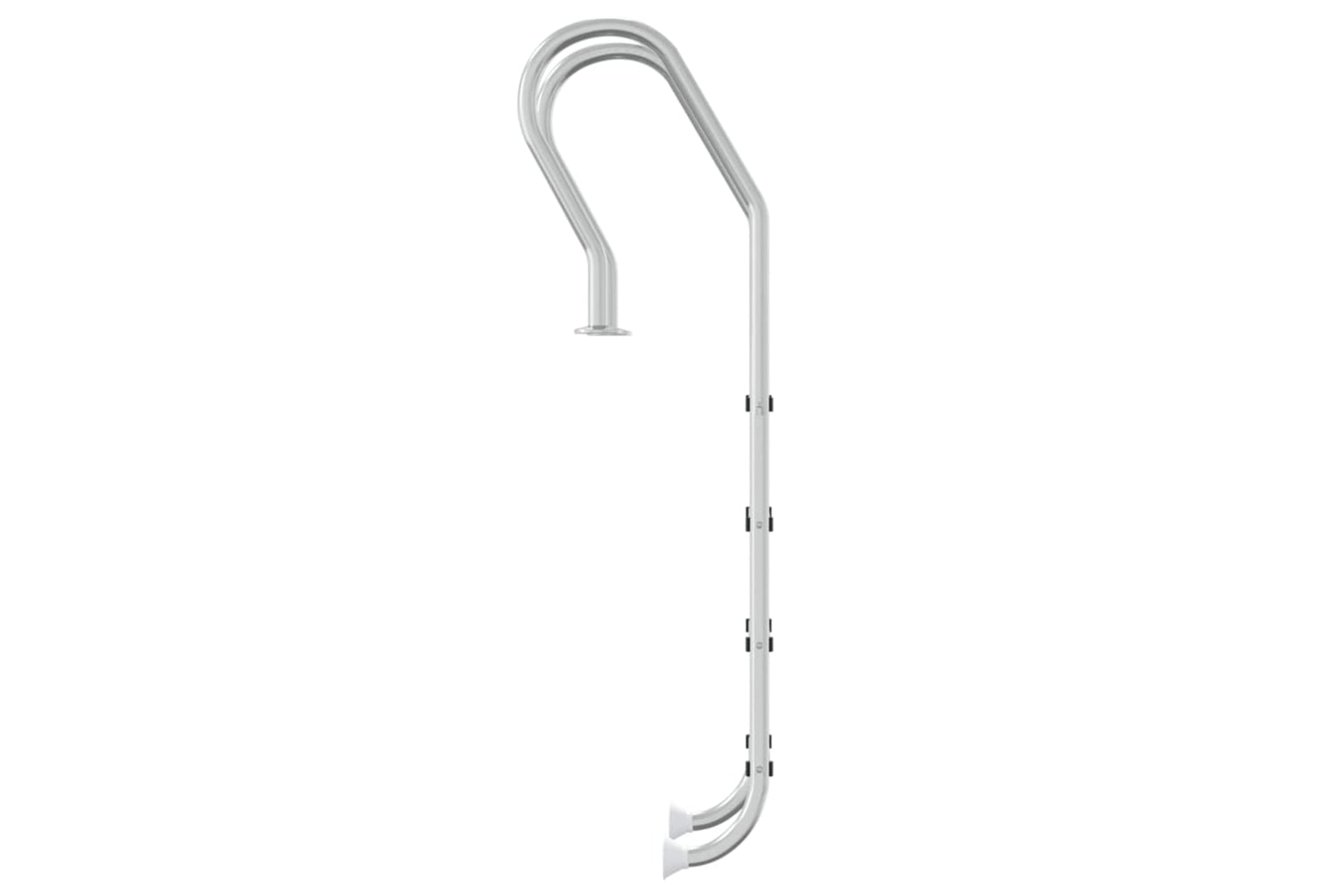 vidaXL 93462 Pool Ladder 54x38x184.5cm 304 Stainless Steel-3