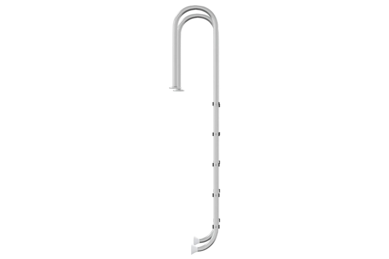 vidaXL 93460 Pool Ladder 54x38x211cm 304 Stainless Steel-3