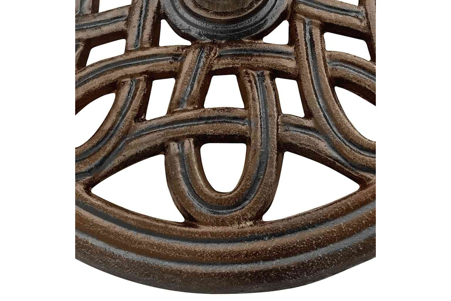 vidaXL 317767 Umbrella Base Bronze 40x40x32cm Cast Iron-7