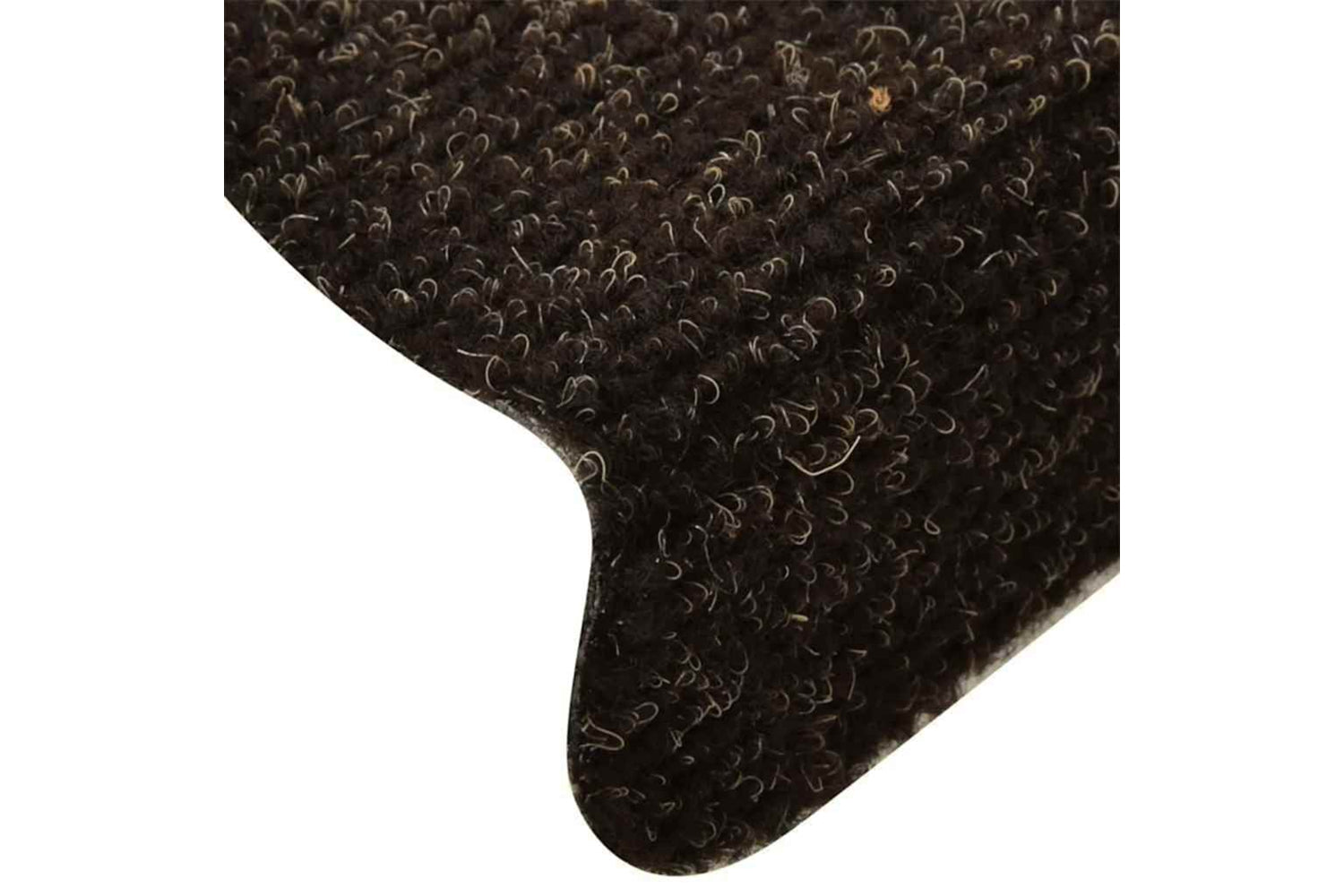 Vidaxl 322349 Self-adhesive Stair Mats 15pcs Dark Brown 65x21x4cm Needle Punch-5