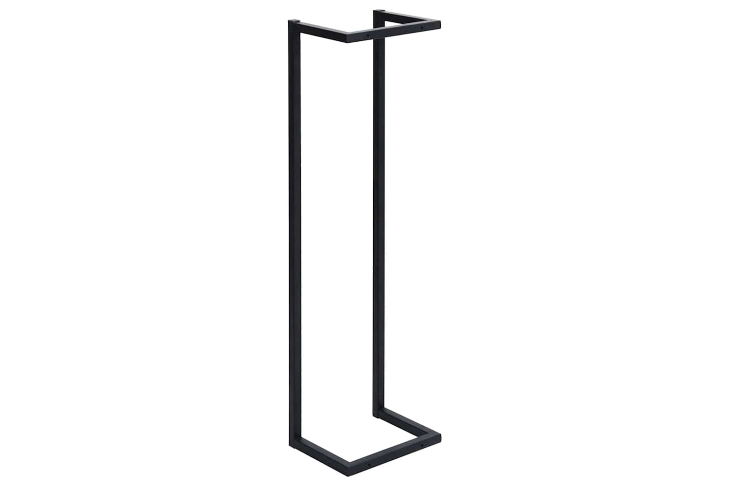 vidaXL 325918 Towel Rack Black 25x20x95cm Iron-5