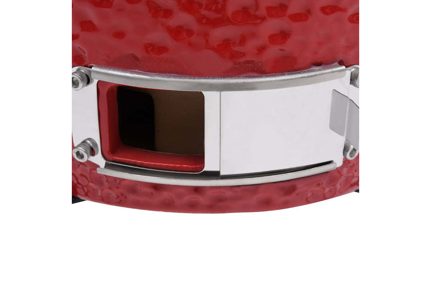Vidaxl 2-in-1 Kamado Barbecue Grill Smoker Ceramic 56 Cm Red-9