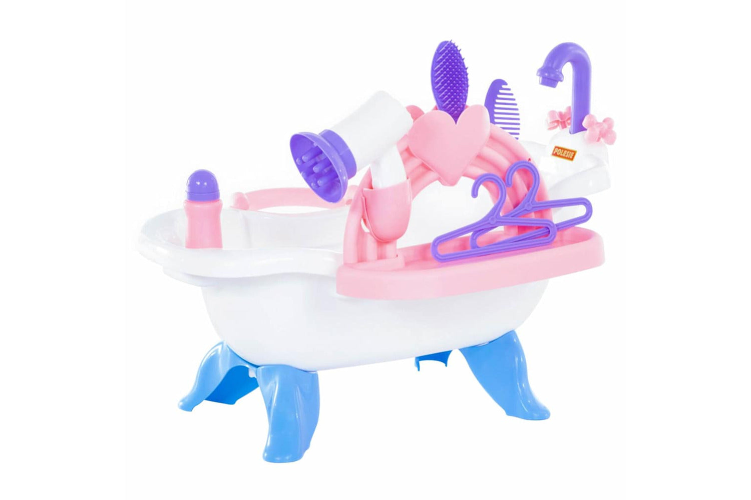 Polesie Wader 7 Piece Doll Bath Children Playset 83x53x41.5 Cm Polypropylene-3