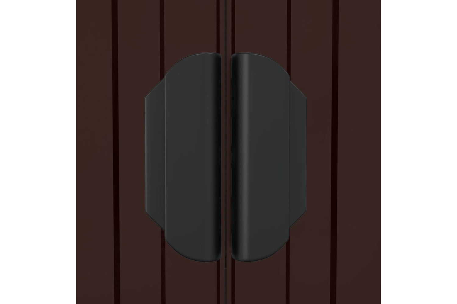 vidaXL 3147460 Garden Shed Dark Brown 192x191x223cm Galvanised Steel-6