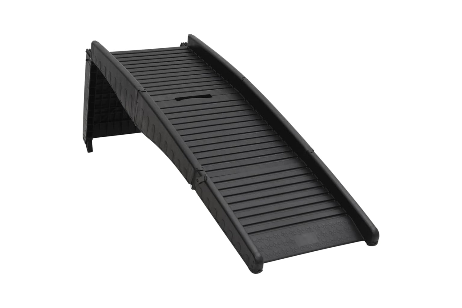 vidaXL 152231 Folding Dog Ramp Black 153x40x12.5cm Plastic-4