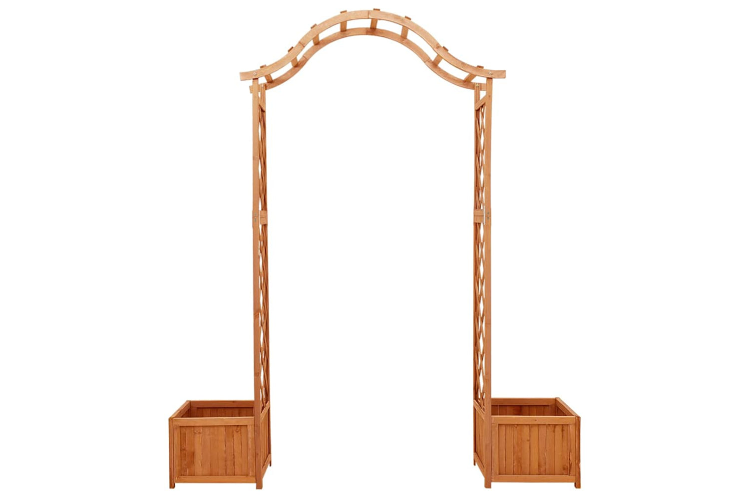 Vidaxl 316388 Garden Pergola With Planter Solid Firwood-3