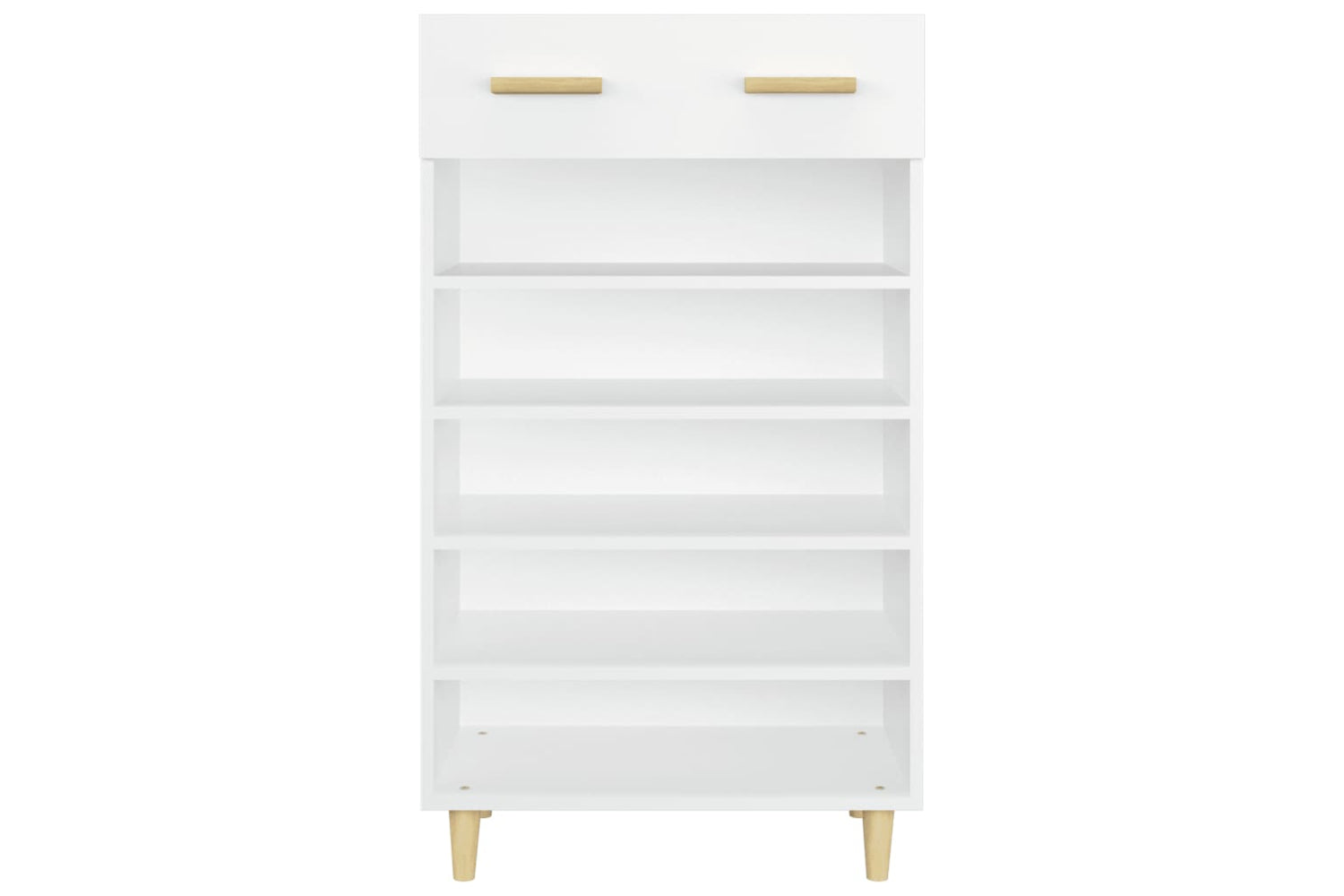 vidaXL 812780 Shoe Cabinet White 60x35x105cm Engineered Wood-5