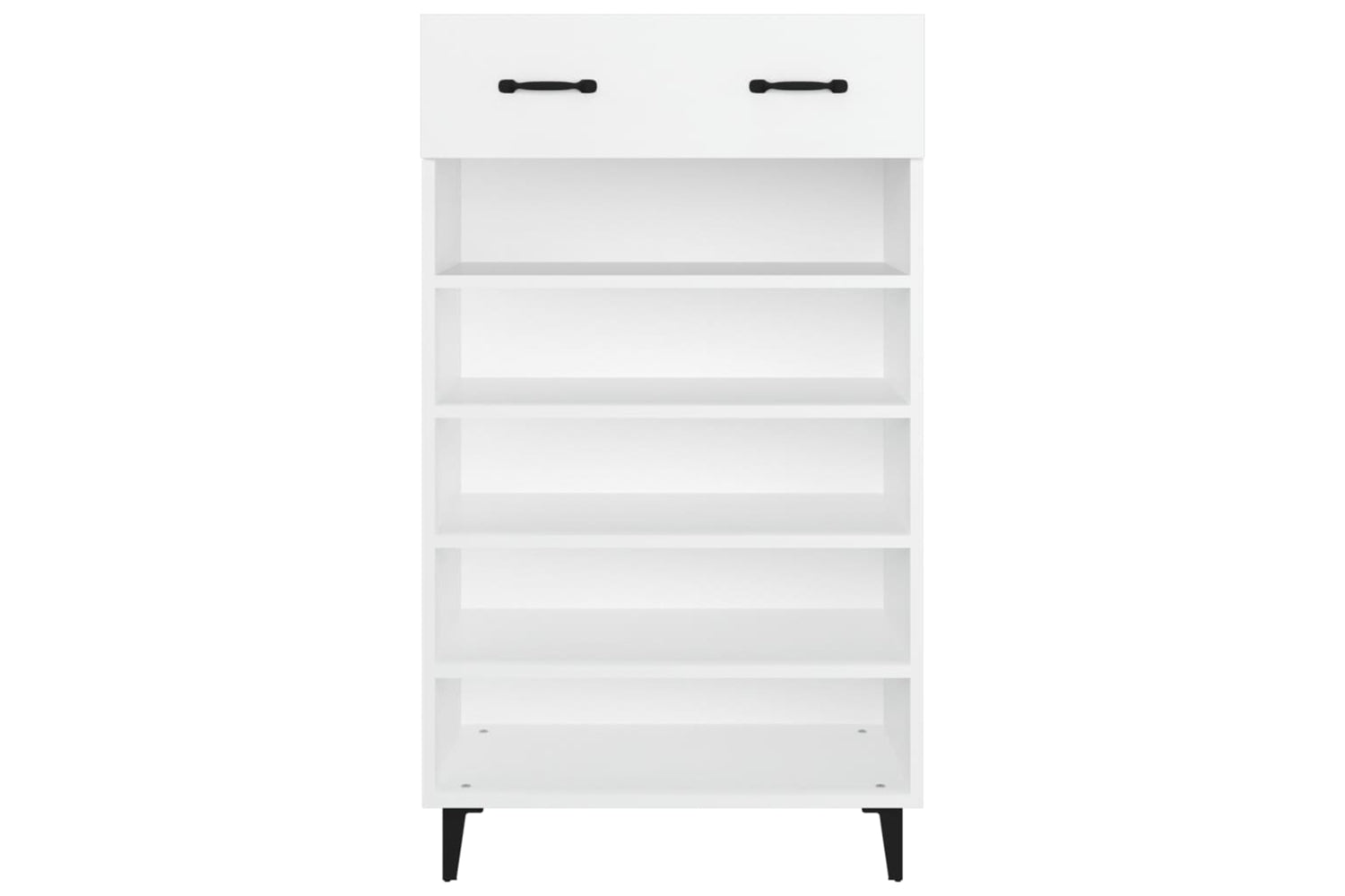 vidaXL 812789 Shoe Cabinet White 60x35x105cm Engineered Wood-5