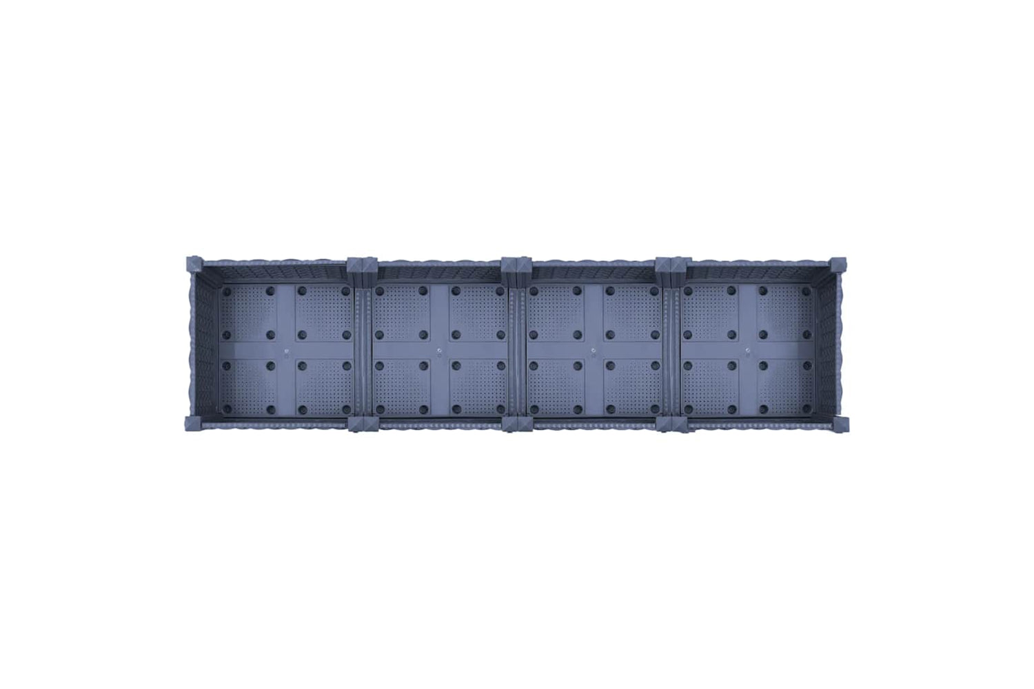 vidaXL 310408 Raised Bed 160x40x71cm Polypropylene-4