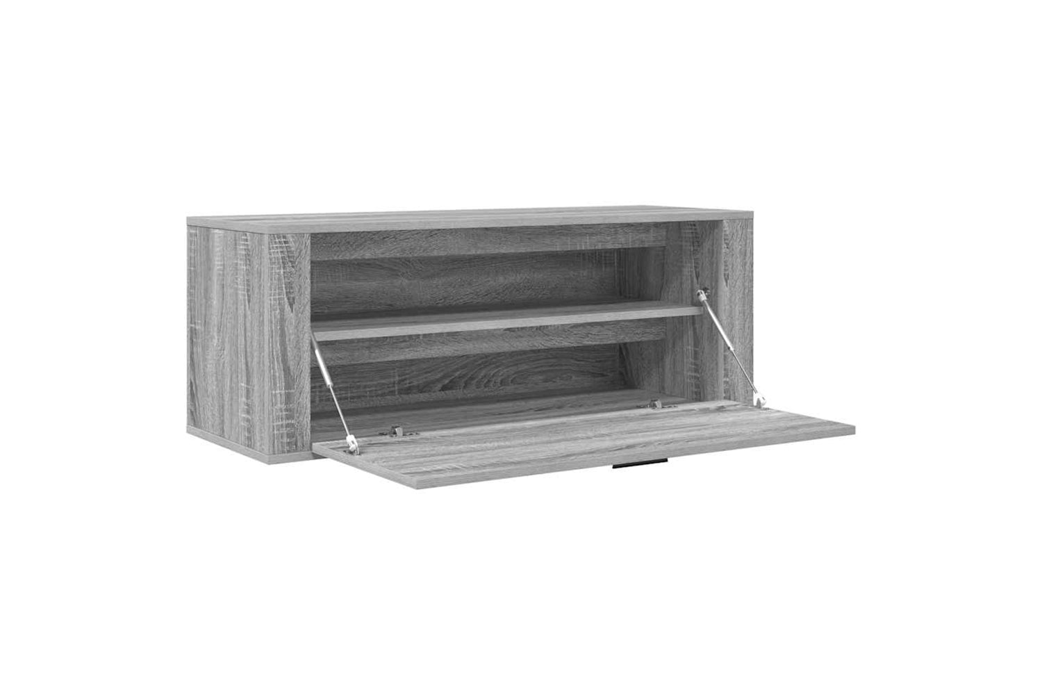 vidaXL 821026 Wall Shoe Cabinet Grey Sonoma 100x35x38cm Engineered Wood-5
