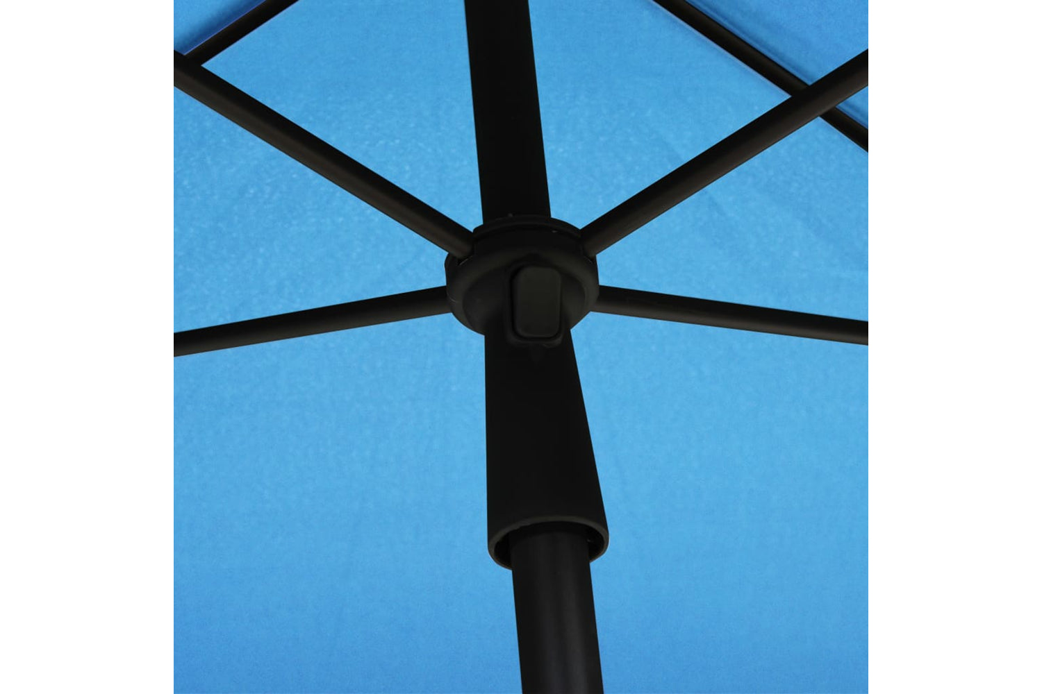 vidaXL 315550 Garden Parasol With Pole 210x140cm Azure Blue-5