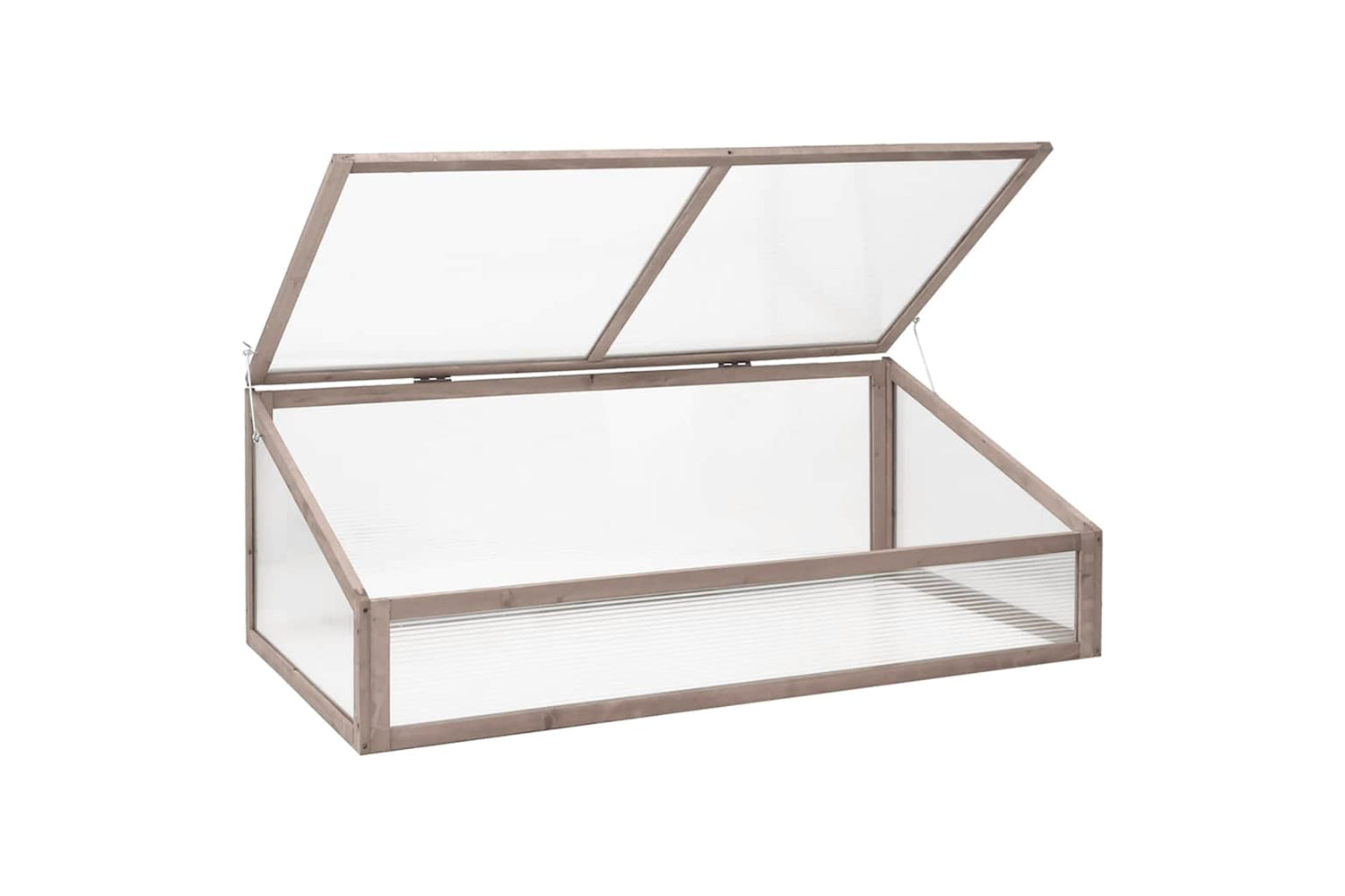 vidaXL 362647 Greenhouse Grey 110x58.5x39cm Fir Wood-3
