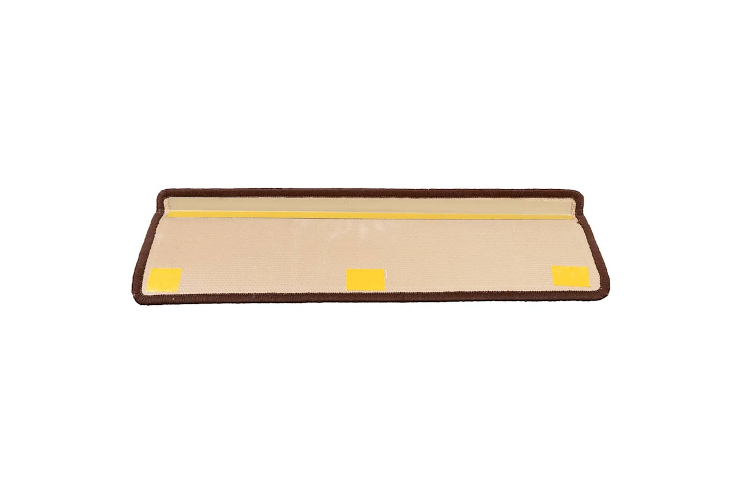 vidaXL 326209 Stair Mats Self-adhesive 15 Pcs 65x21x4cm Brown-4