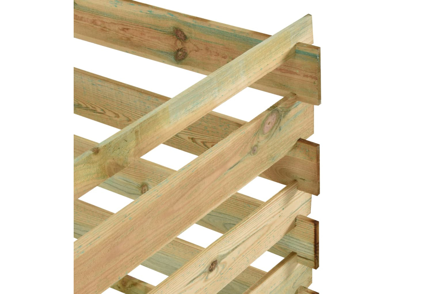vidaXL 316060 Slatted Garden Composter 120x120x70cm Impregnated Pinewood-4