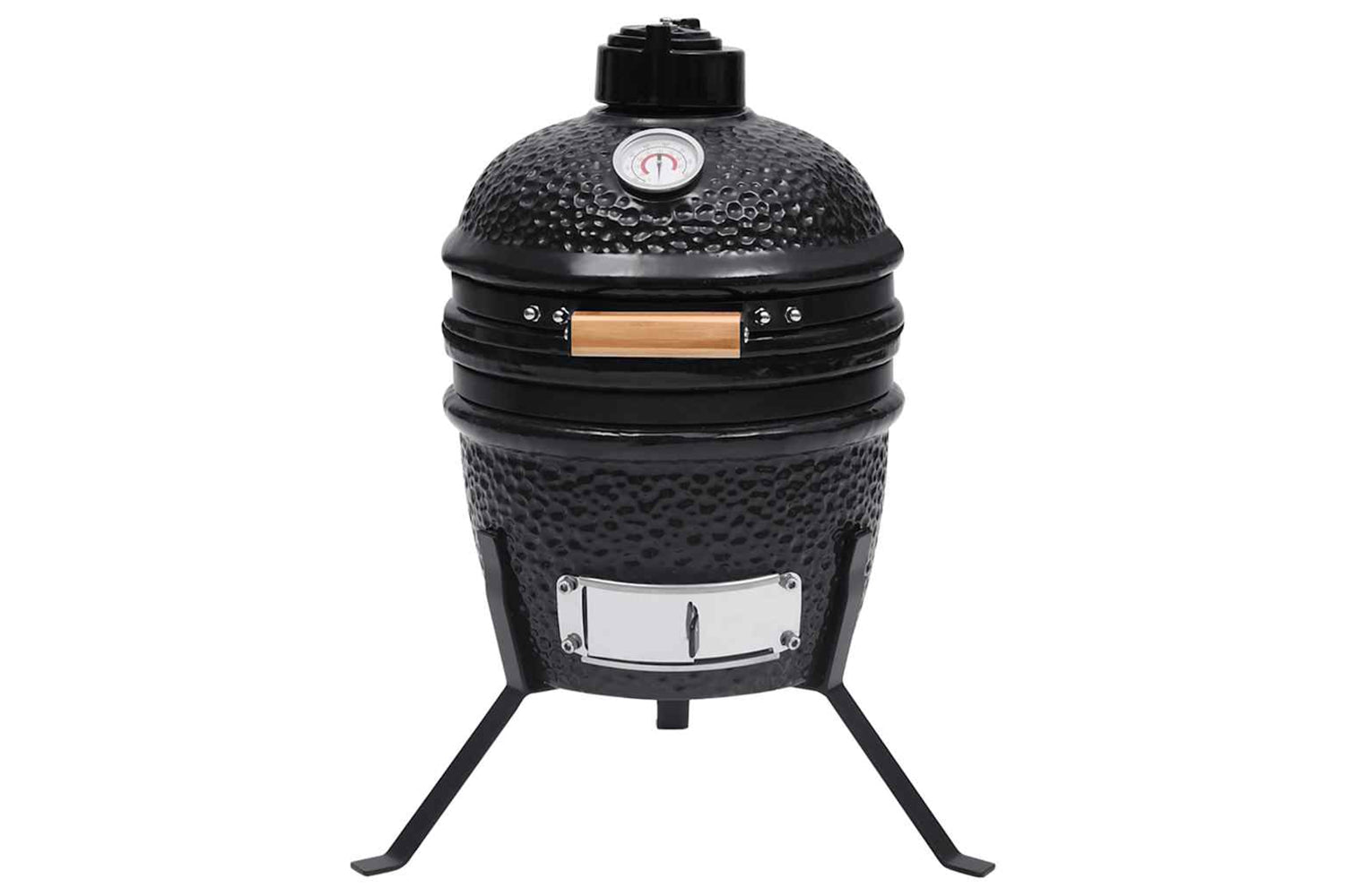 Vidaxl 2-in-1 Kamado Barbecue Grill Smoker Ceramic 56 Cm Black-3