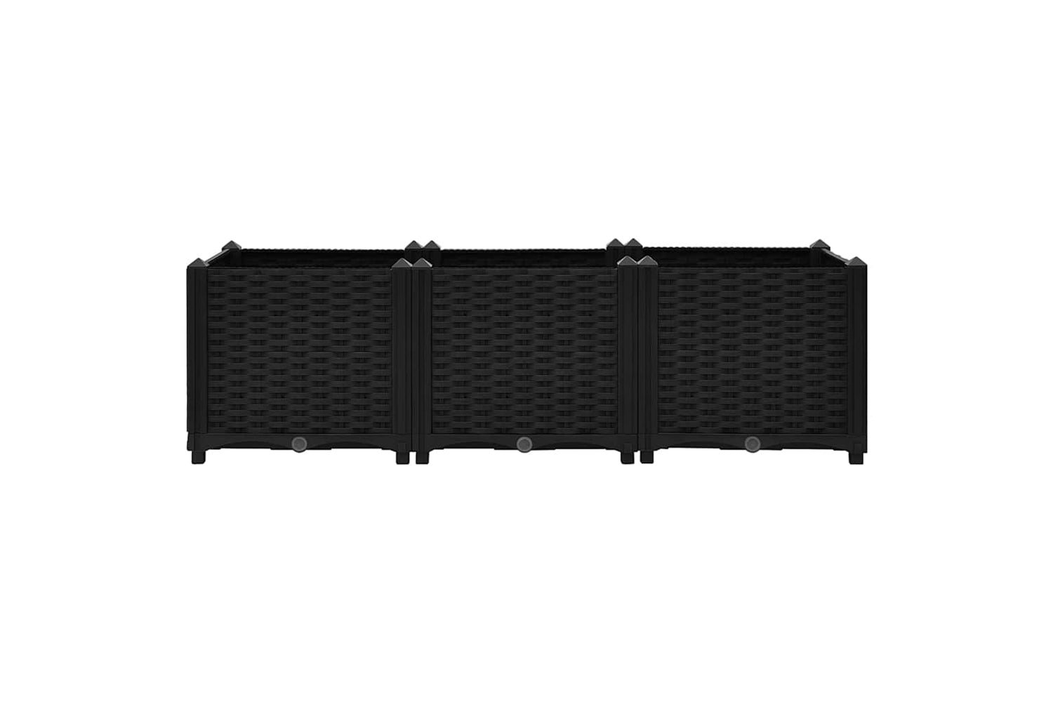 vidaXL Raised Bed 120x40x38cm Polypropylene-3