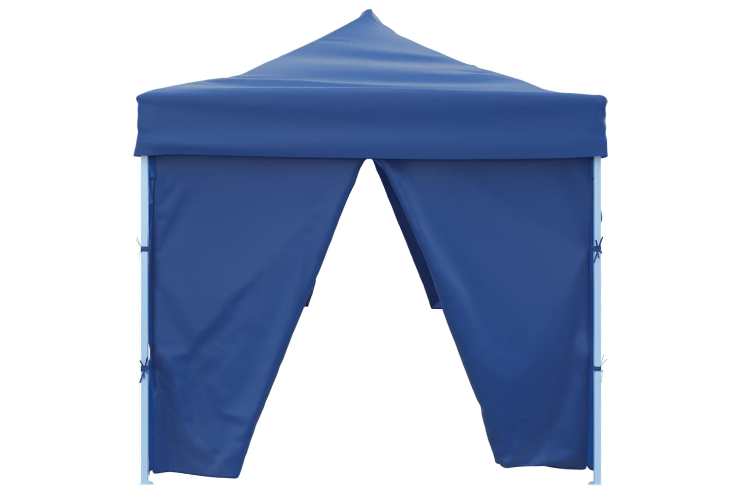 Vidaxl Folding Pop-up Party Tent With 8 Sidewalls 3x9 M Blue-4