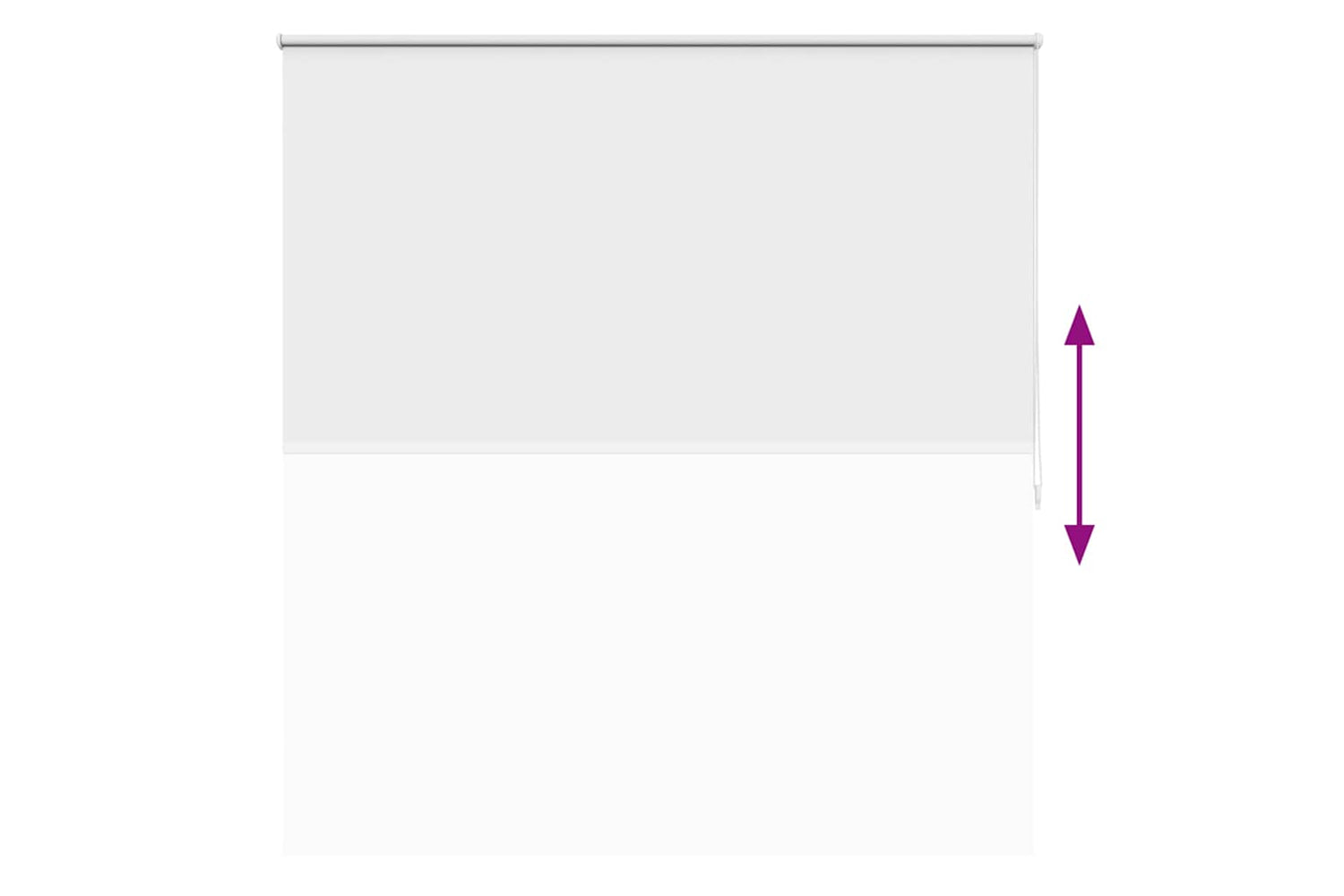 Vidaxl Roller Blind Blackout 140 X 175 Cm White-8