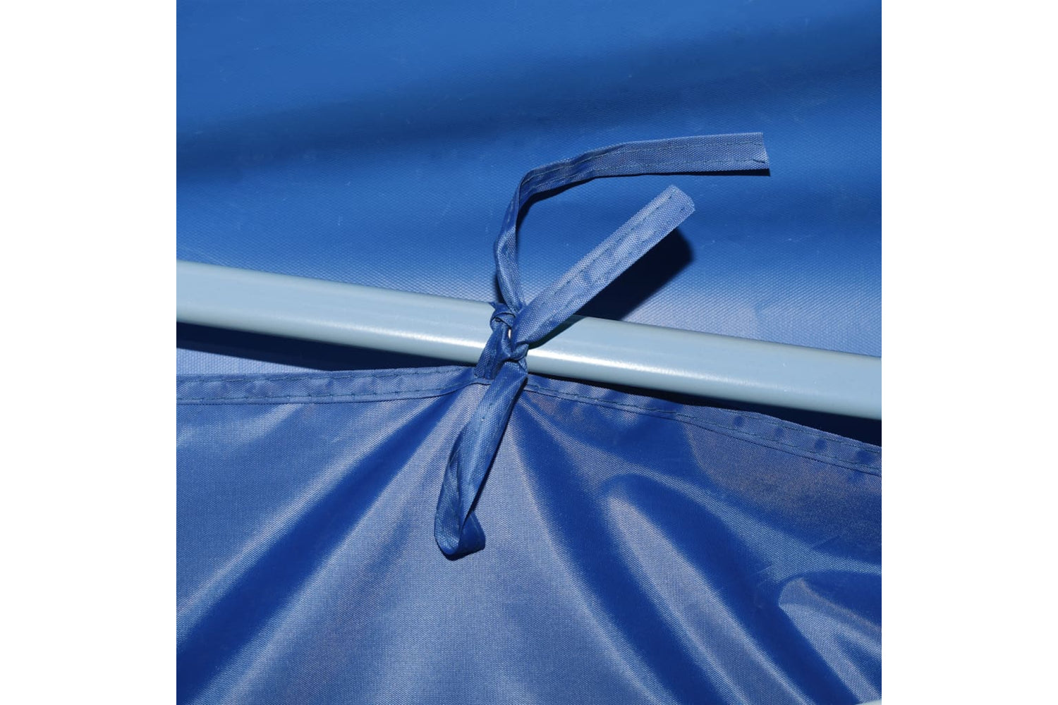 Vidaxl Folding Pop-up Party Tent With 8 Sidewalls 3x9 M Blue-7