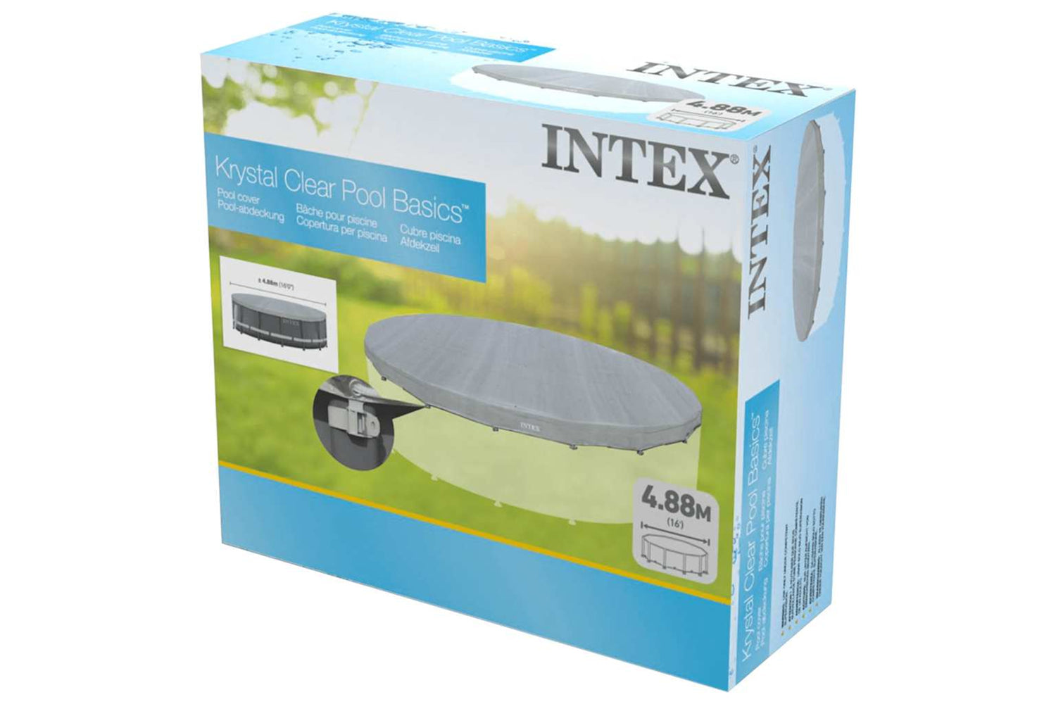 Intex 91518 Intex Pool Cover Deluxe Round 488 Cm 28040-4
