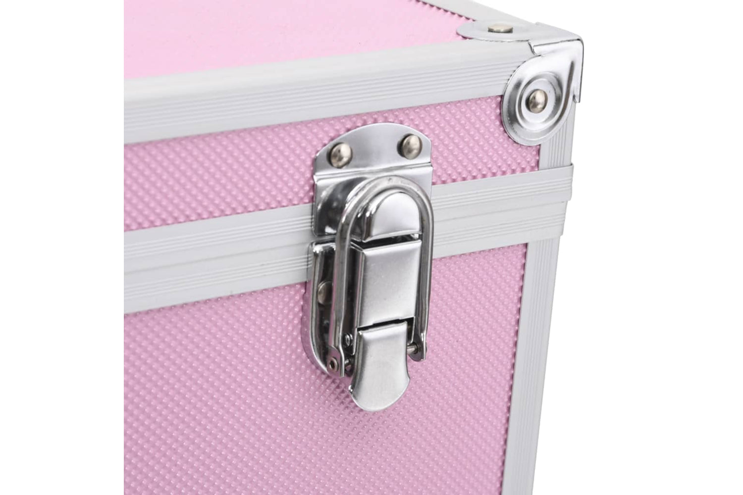 vidaXL 91841 Make-up Case 37x24x40cm Pink Aluminium-8