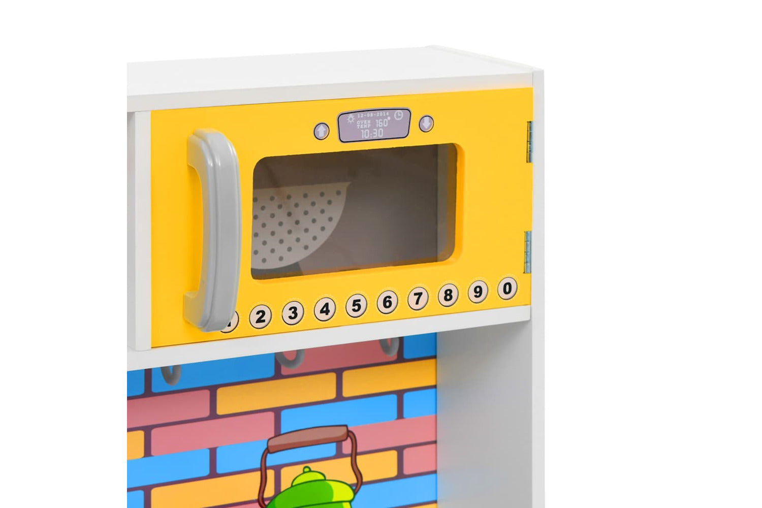Vidaxl Kids' Play Kitchen Mdf 80x30x85 Cm Multicolour-8