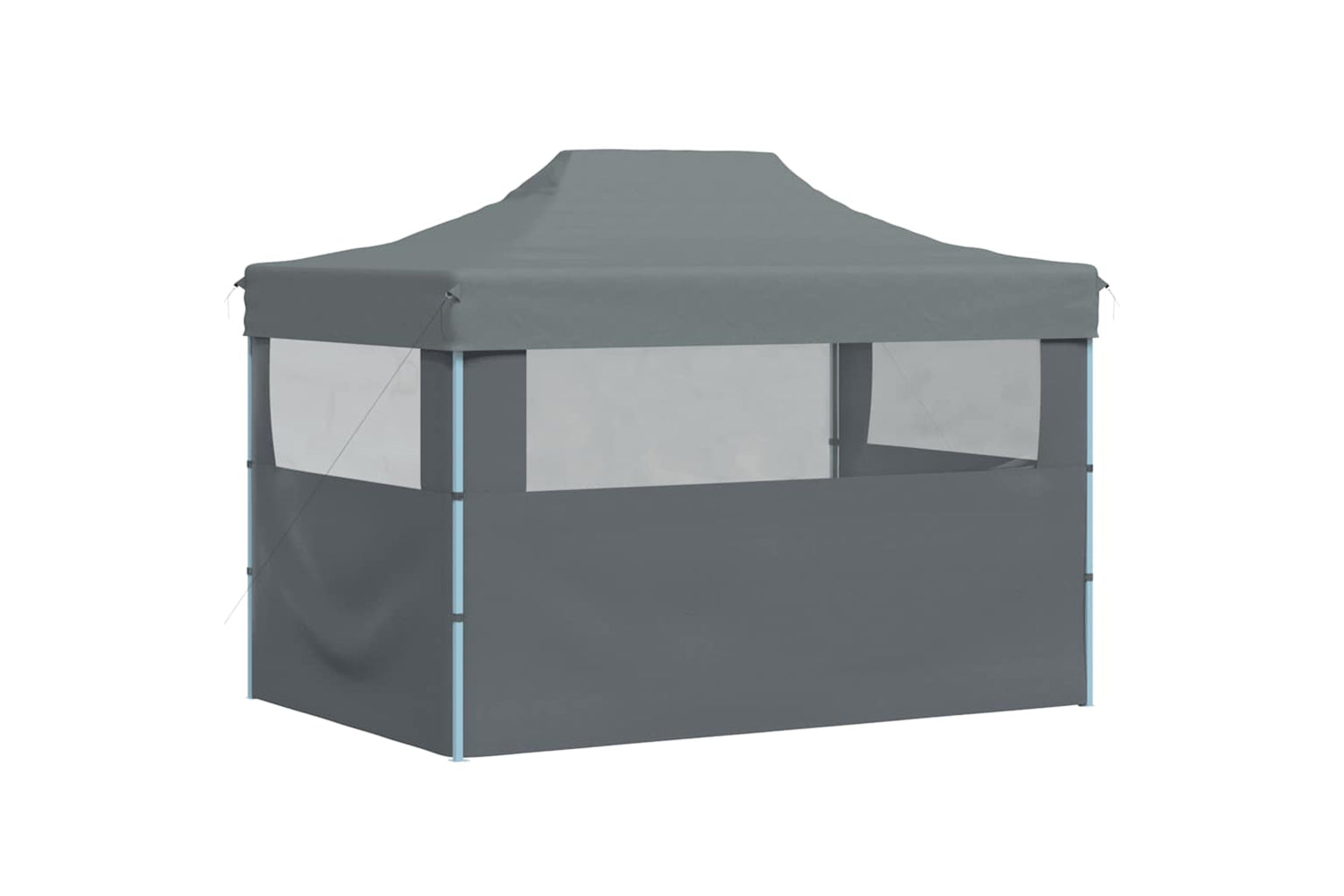 Vidaxl Professional Folding Party Tent With 3 Sidewalls 3x4 M Steel Anthracite-5