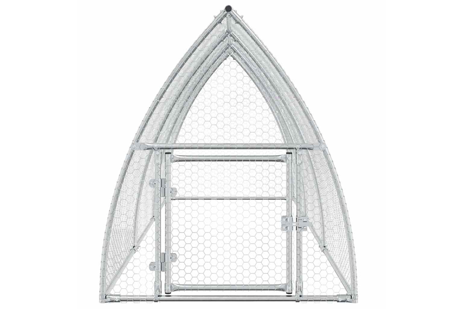 Vidaxl Chicken Cage Silver 300x105x120 Cm Galvanised Steel-4