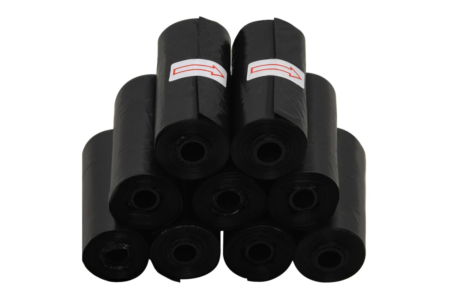 vidaXL Dog Poop Bags 750 Pcs Black 30x20cm Pe-4