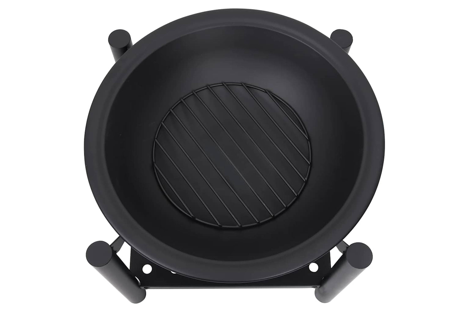 Vidaxl 313639 Fire Pit With Poker 54x54x55 Cm Steel-6